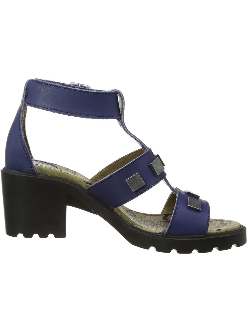 Gently Used Fly London “Clin” Studded Sandals 37